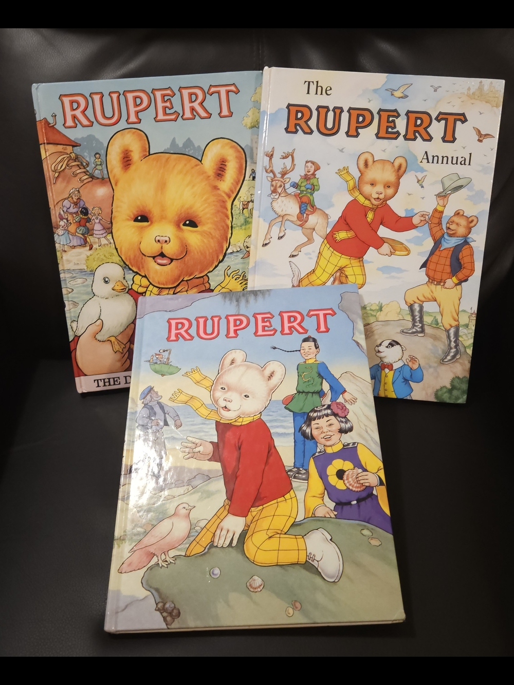 Three VINTAGE Rupert Books!!!